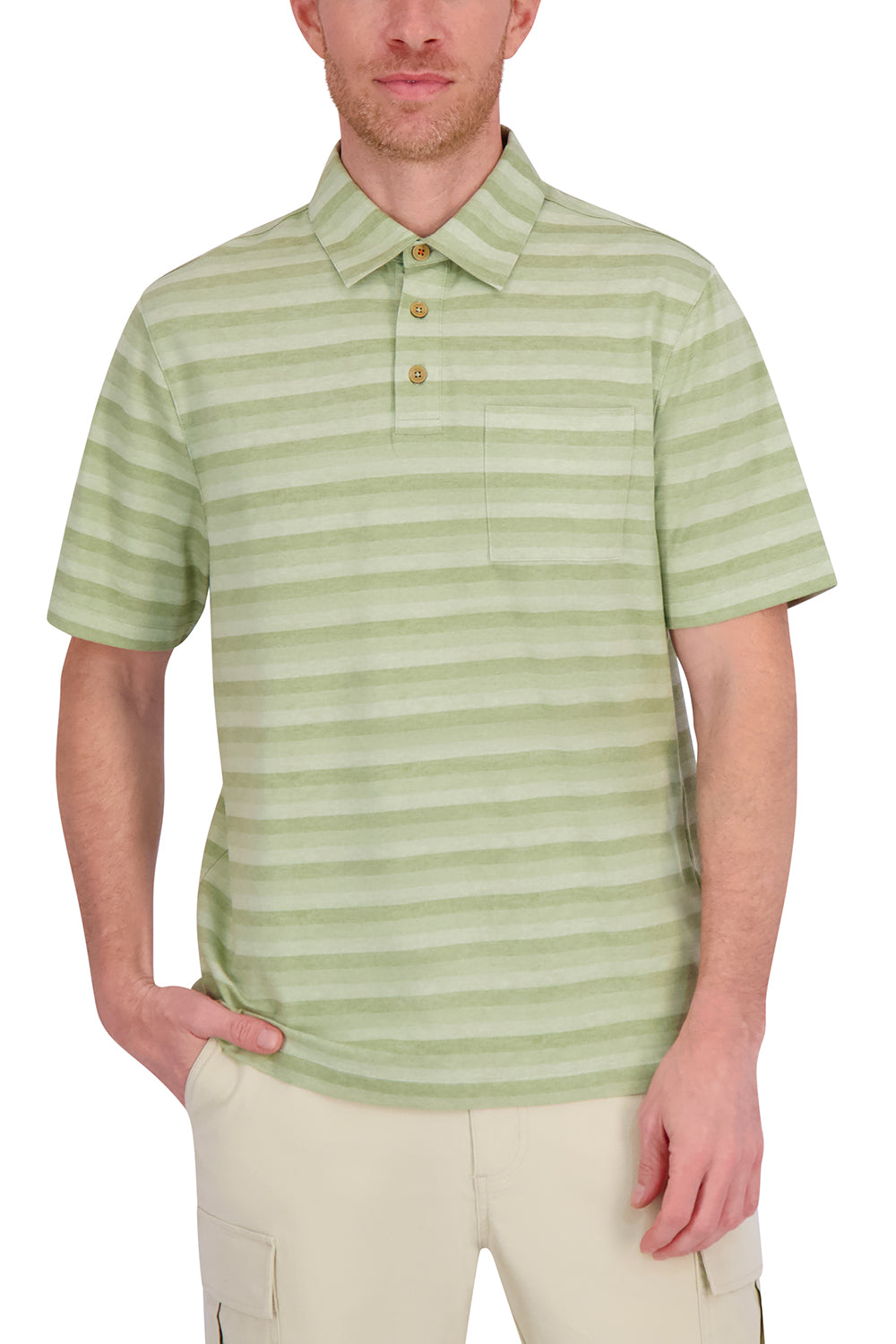 PREMIUM STRIPE PIQUE S/S POLO PREMIUM STRIPE POLO