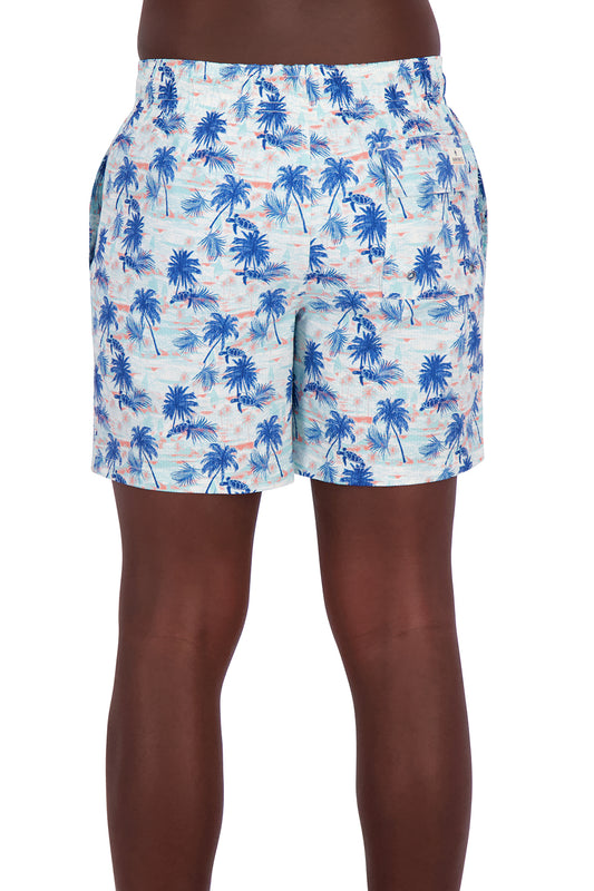 SEA TURTLE SEERSUCKER - 7" INSEAM  (COMFORT LINER)