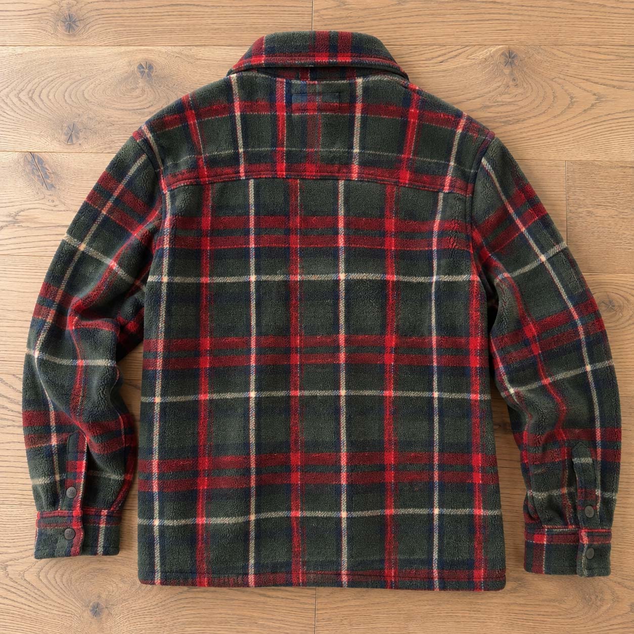 Edgewood Bonded Fleece Plaid Shirt Jacket | Rainforest