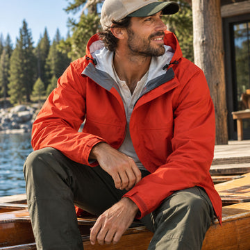 Seam-Sealed Hooded Rain Jacket