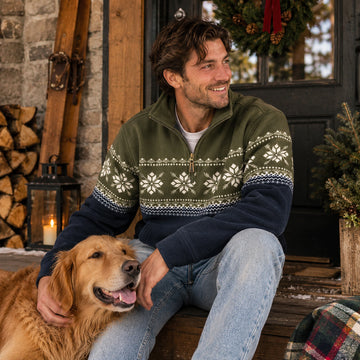 Mountaineer Fair Isle Fleece Quarter-Zip