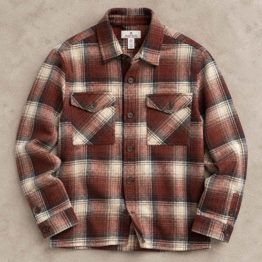 Brushed Wool Shirt Jacket