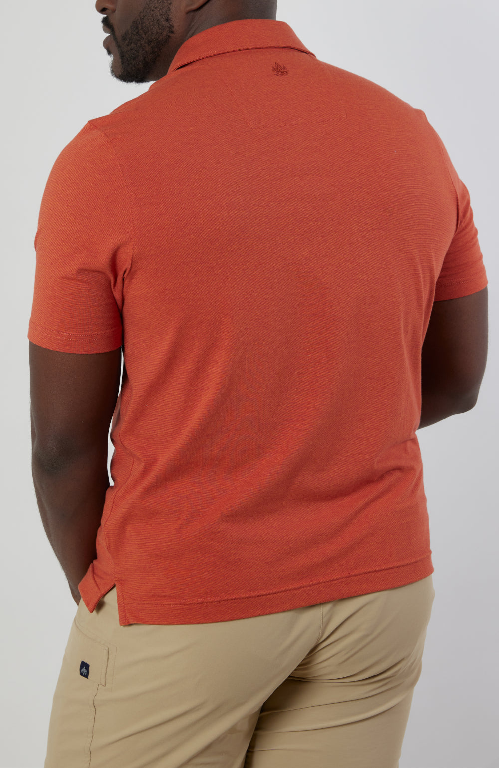 エンフォルド ENFOLD WIDE-ARM POLO-SHIRT オレンジ エンフォルド ENFOLD WIDE-ARM POLO-SHIRT オレンジ