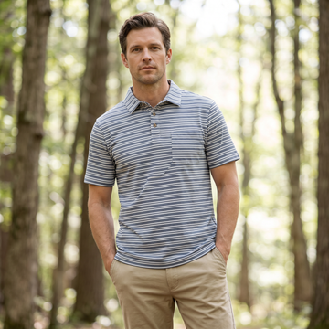 ADVENT S/S POLO TEXTURED RIBBED SHELL