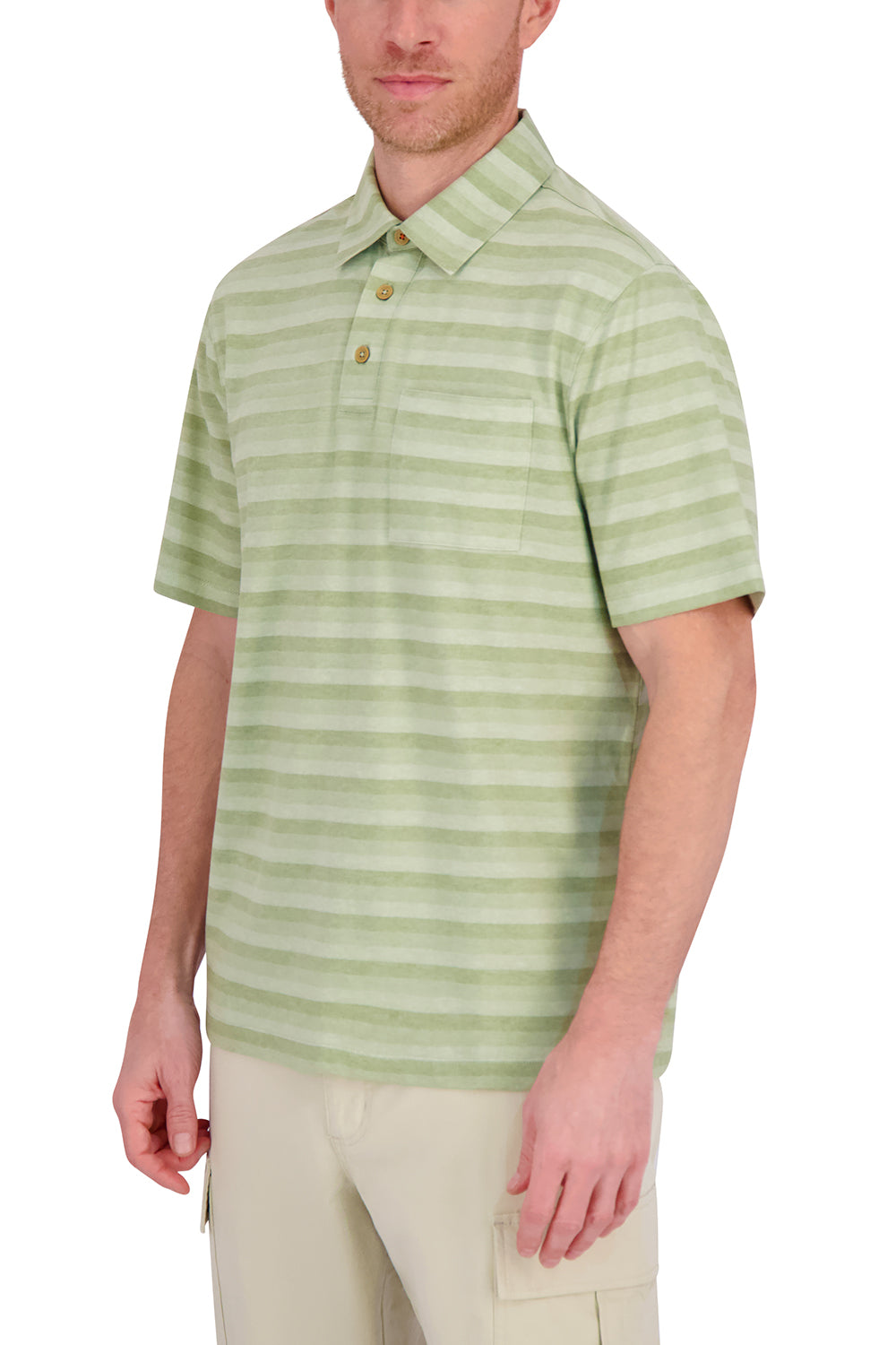 PREMIUM STRIPE PIQUE S/S POLO PREMIUM STRIPE POLO