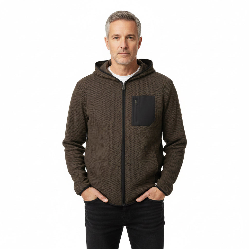 VAULT CHEVRON FULL ZIP HOODIE