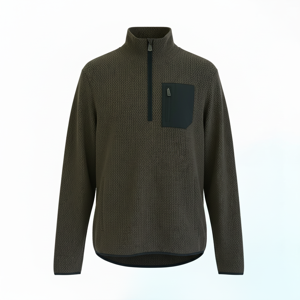 VAULT CHEVRON QUARTER ZIP