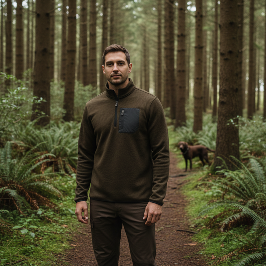 VAULT CHEVRON QUARTER ZIP