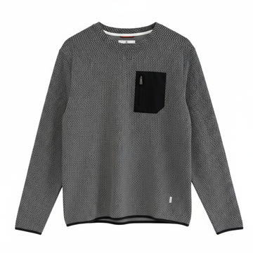 VAULT CHEVRON CREW NECK TOP