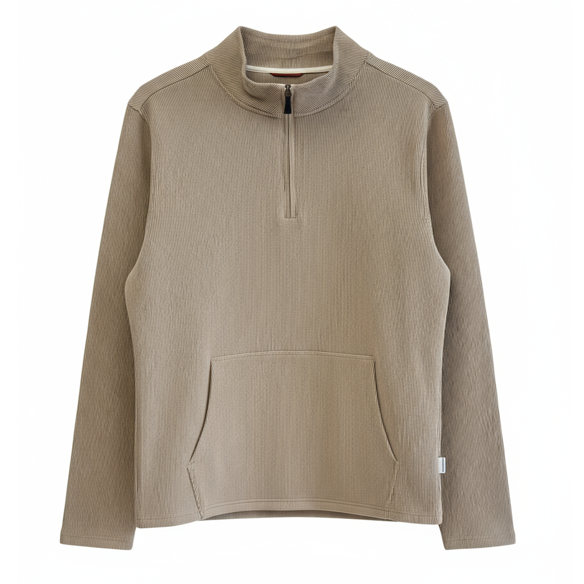 LONG SLEEVE STRIPE QUARTER ZIP