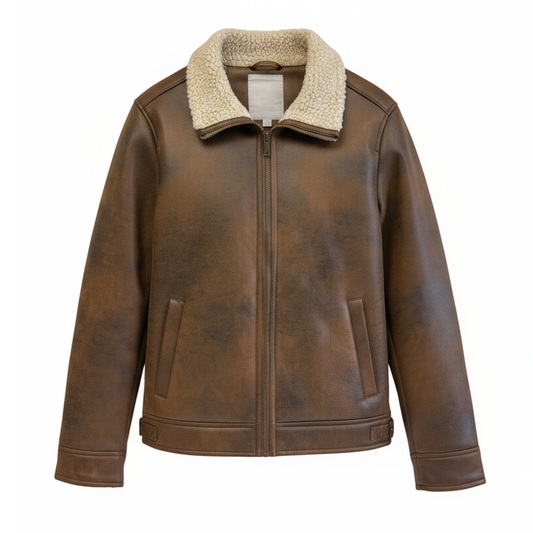 SHERLING LINED NUBUCK AVIATOR