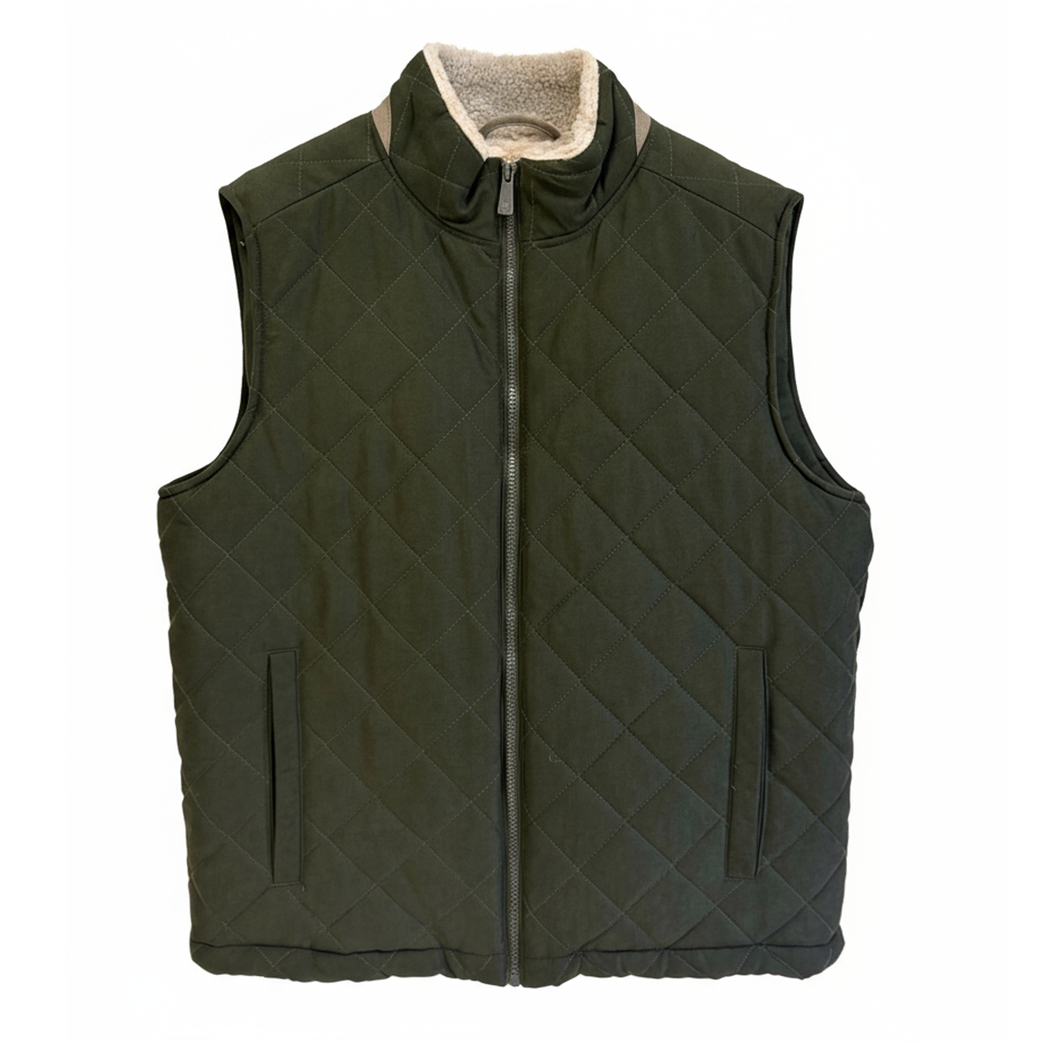 MICRO OXFORD with SHERPA LINED VEST