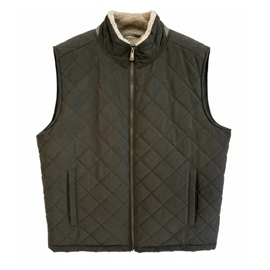 MICRO OXFORD with SHERPA LINED VEST
