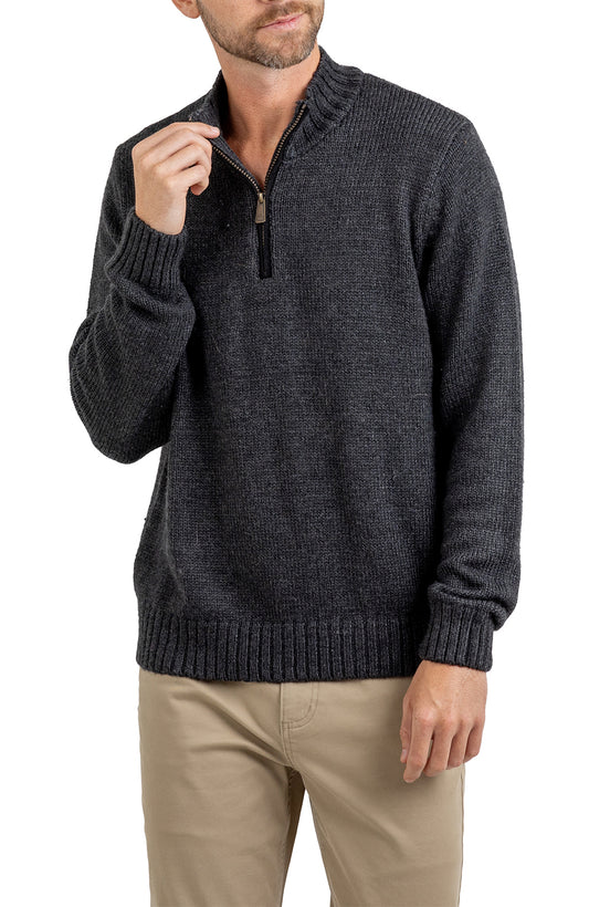 THE MONT TREMBLANT QUARTER ZIP SWEATER