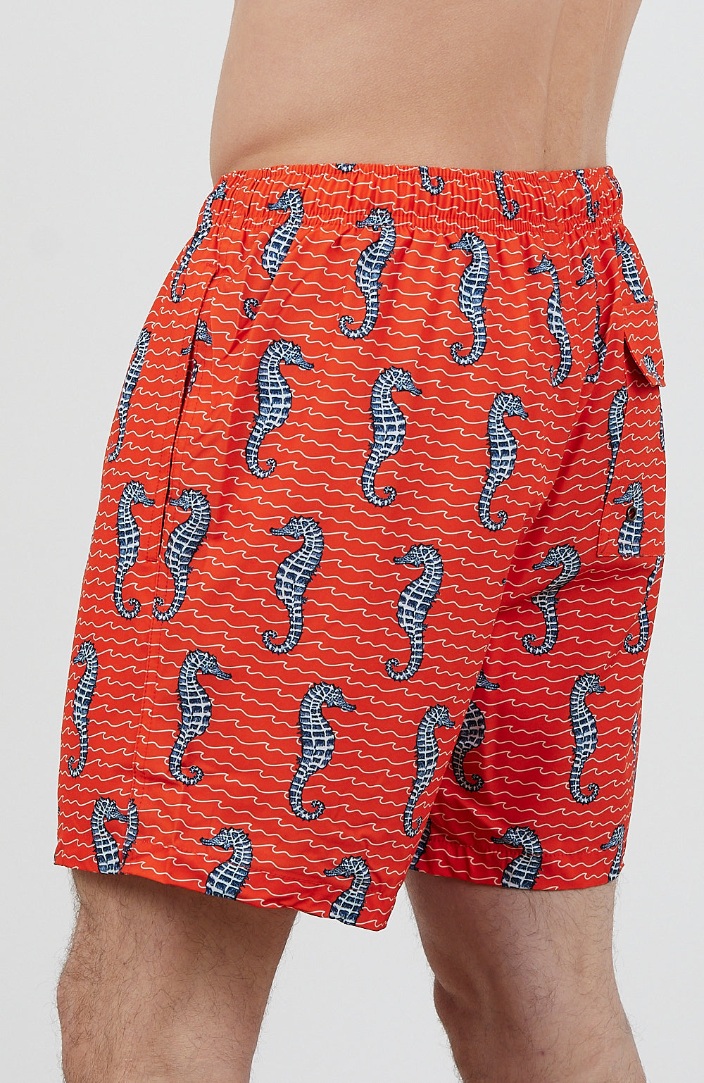 Rainforest | Curled Tails Swim Trunk