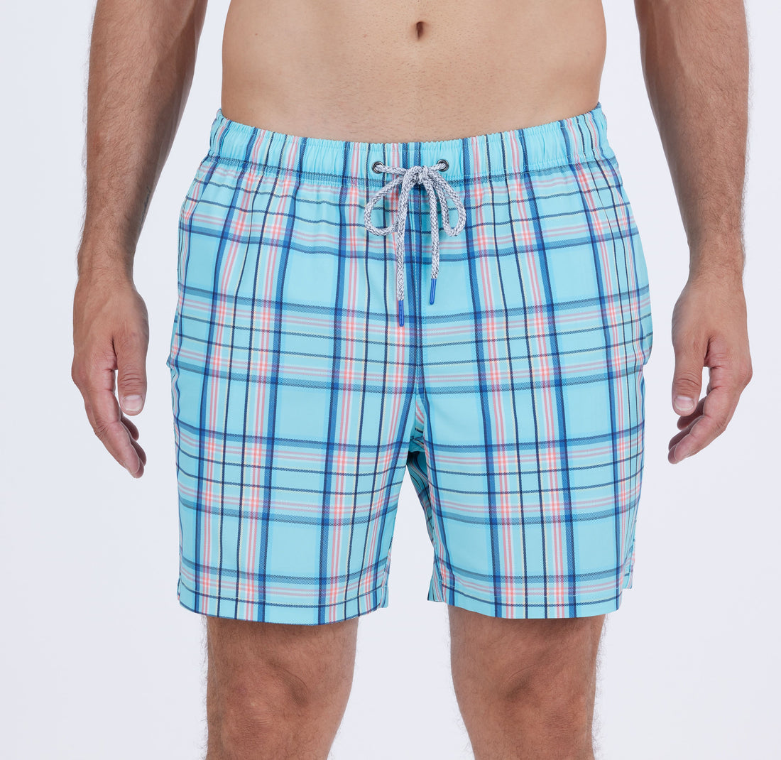 Mad About Plaid Swim Trunk