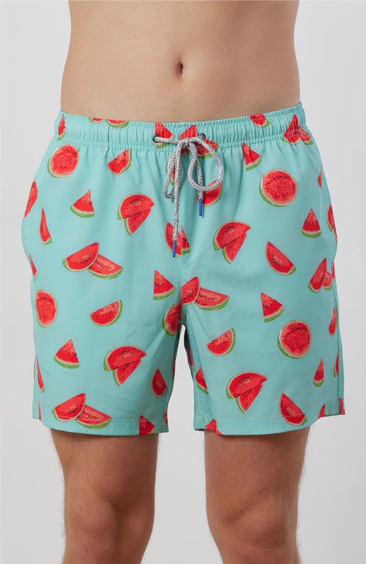 Once in a Melon Swim Trunk