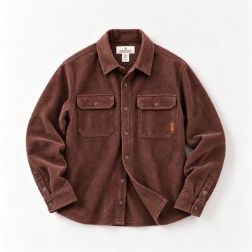 Flint Oak Microsuede Overshirt