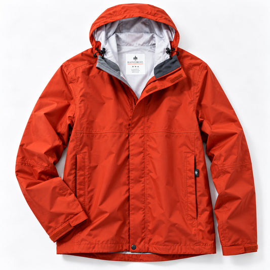 Seam-Sealed Hooded Rain Jacket