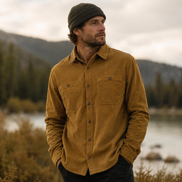 LONG SLEEVE CORDUROY SHIRT