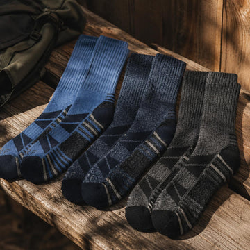 6 PACK MEN'S OUTDOOR CREW SOCK