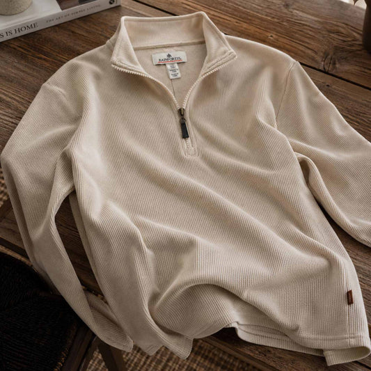 SOFT TOUCH WAFFLE 1/4 ZIP