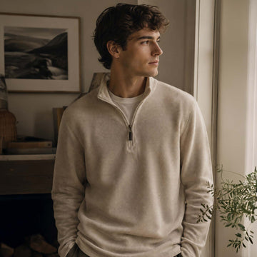 SOFT TOUCH WAFFLE 1/4 ZIP