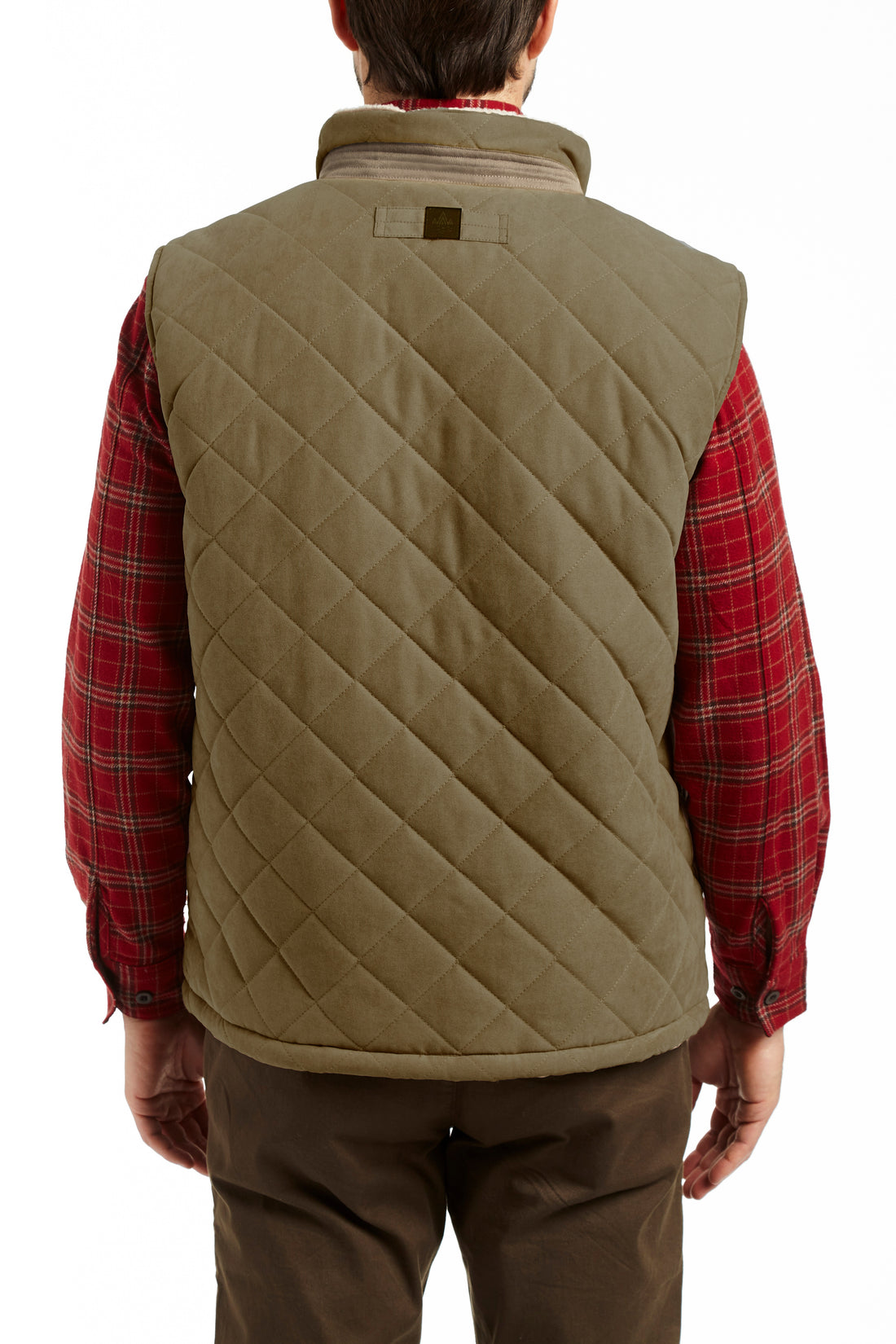 MICRO OXFORD with SHERPA LINED VEST