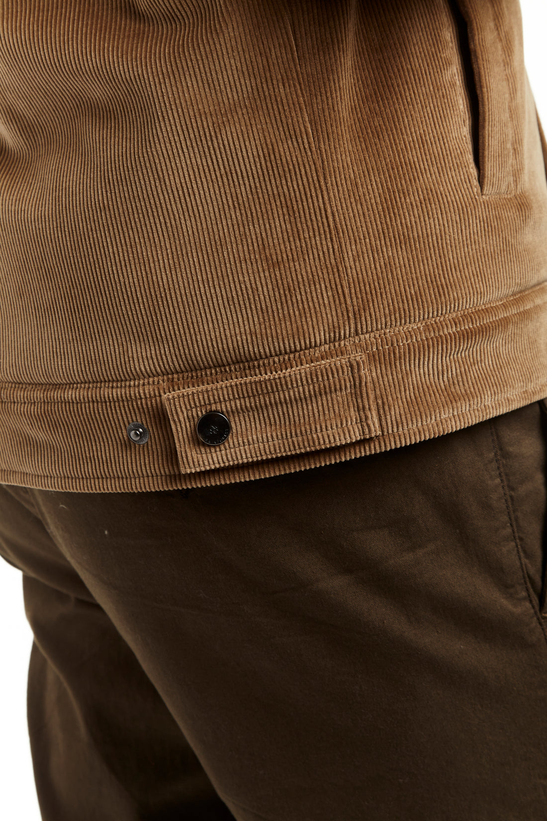 CORDUROY TRUCKER JACKET SHERPA LINED