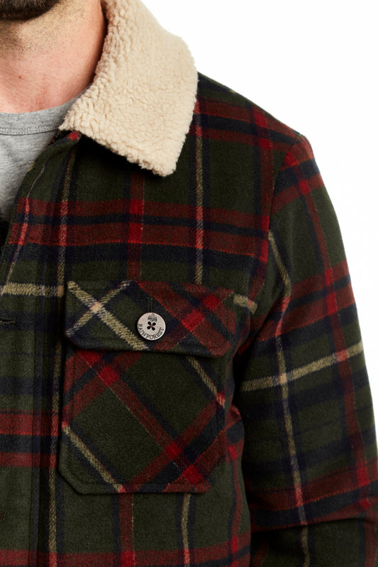 FAUX WOOL TRUCKER JACKET