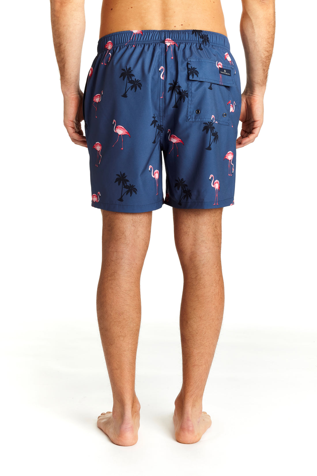 Flamingo Blues Swim Trunk